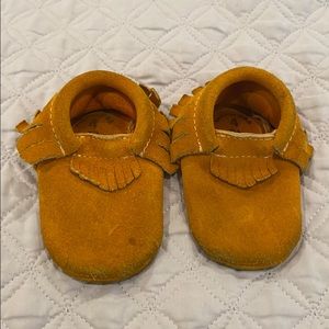 Suede freshly picked moccasins